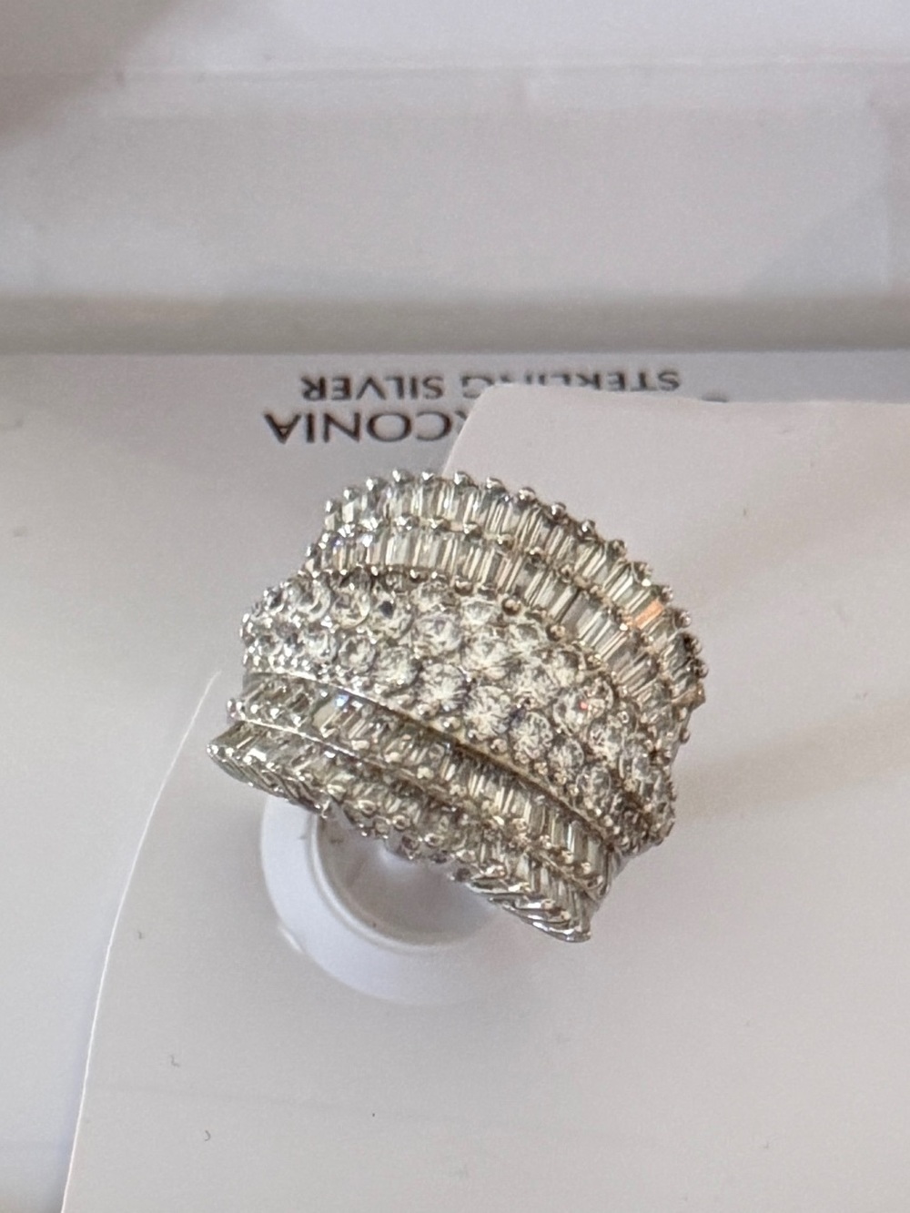 Giani Bernini Silver Multi-Row CZ Statement Ring 6
Cubic Zirconia - Picture 15 of 15